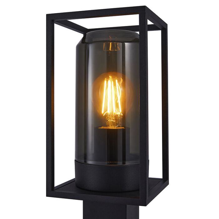 Zwarte buitenlamp modern, Griffin, IP44