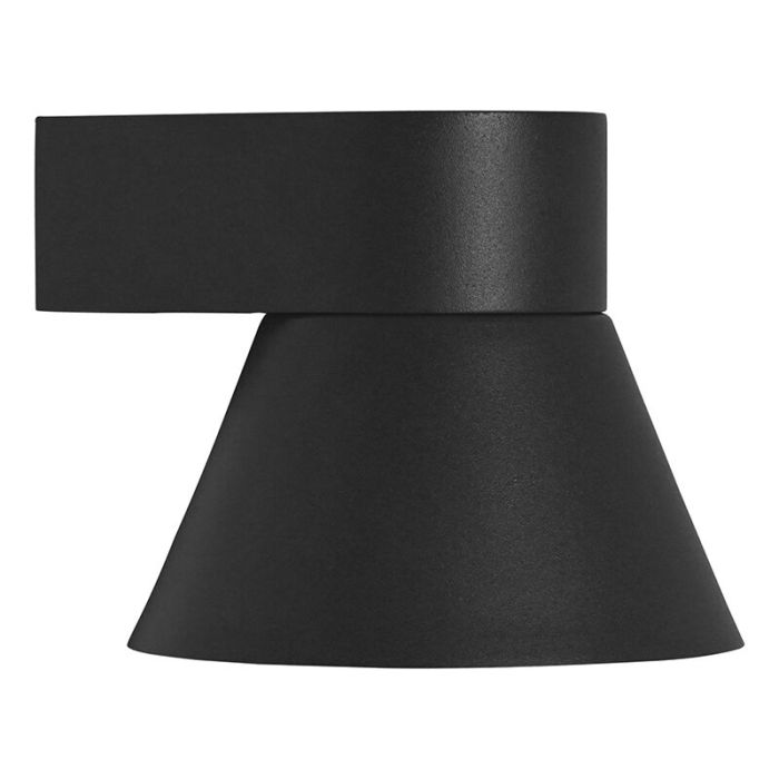 Zwarte buitenlamp modern, Kyklop, IP54