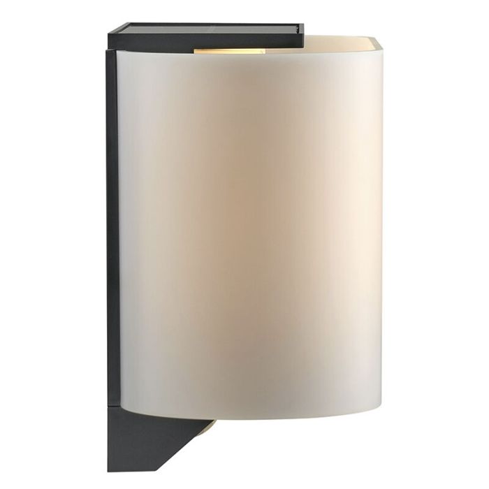Witte buiten wandlamp op zonne-energie modern, Piola, IP44