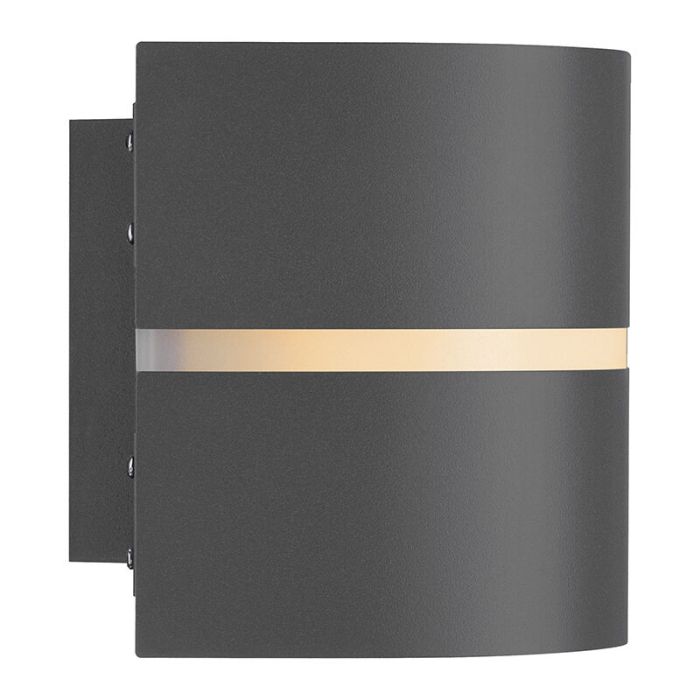Antraciete buitenlamp aluminium, Sibelis, IP44