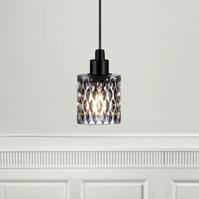 Grijze hanglamp retro, Hollywood