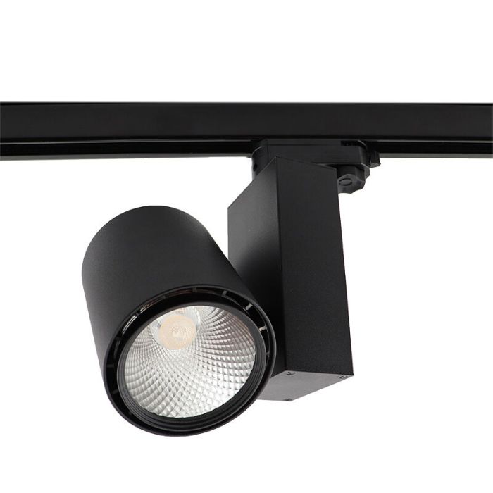 Zwarte Bisolux Master B Railspot, Philips driver, 2700k,30w, 15graden