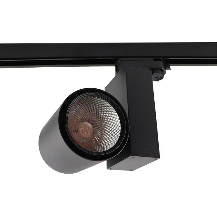 Zwarte Bisolux Master B Railspot, Philips driver, 2700k,30w, 15graden