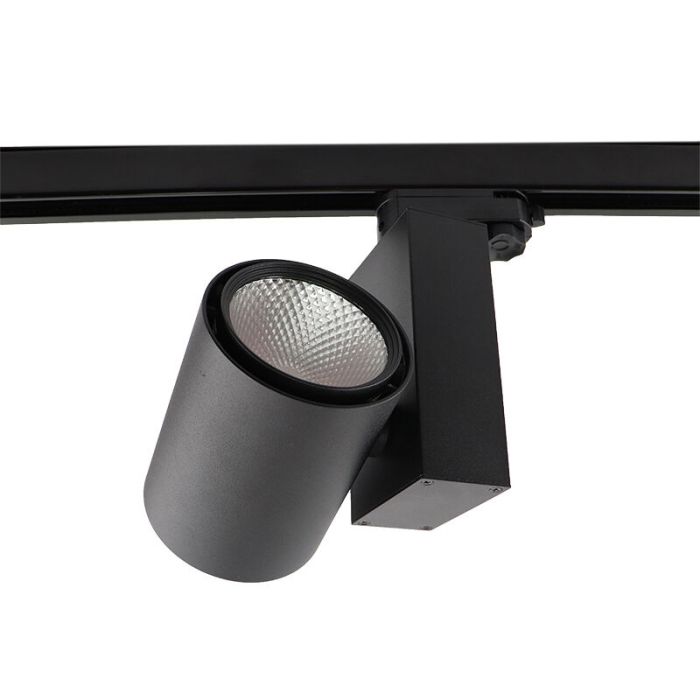 Zwarte Bisolux Master B Railspot, Philips driver, 2700k,30w, 15graden