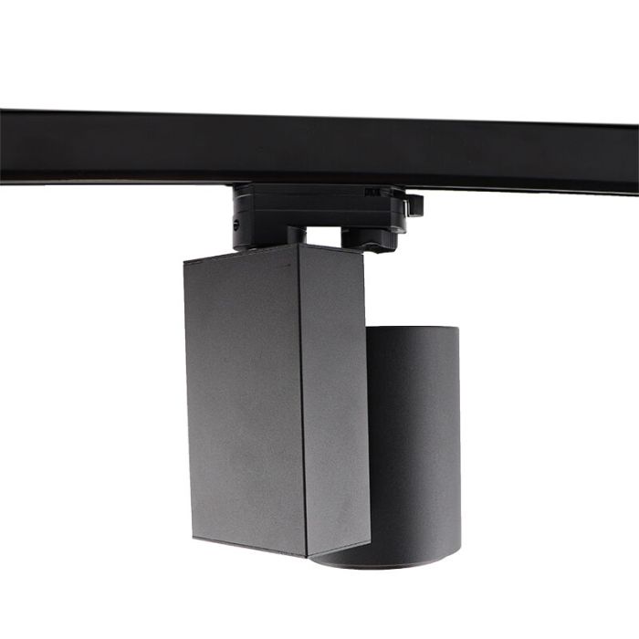 Zwarte Bisolux Master B Railspot, Philips driver, 2700k,30w, 15graden