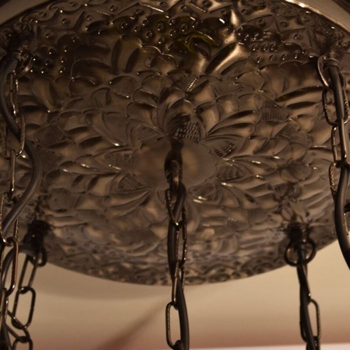 Transparante oosterse hanglamp mozaïek, Amir