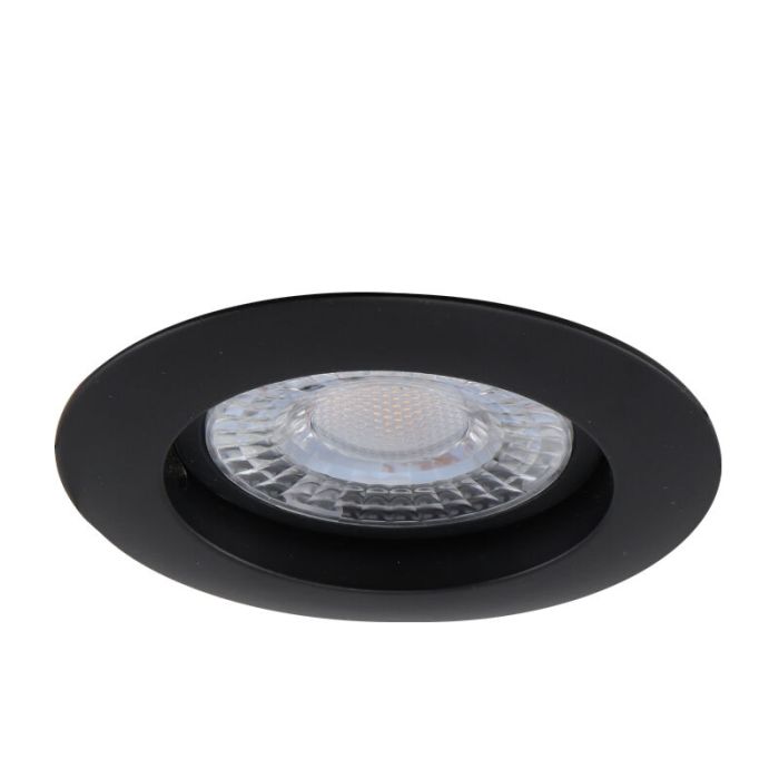 Aluminium inbouwspot zwart, Rudo