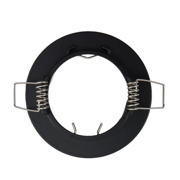 Aluminium inbouwspot zwart, Rudo