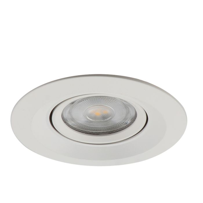 Ronde inbouwspot Tycho, wit