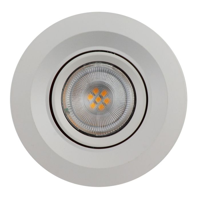 Ronde inbouwspot Tycho, wit
