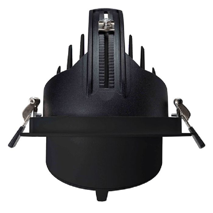 Zwarte downlight banaanspot, Shanaya, 30W, white switch LED