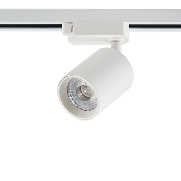 Witte 3-fase spot Jayla, 10W, 4000K, Pro