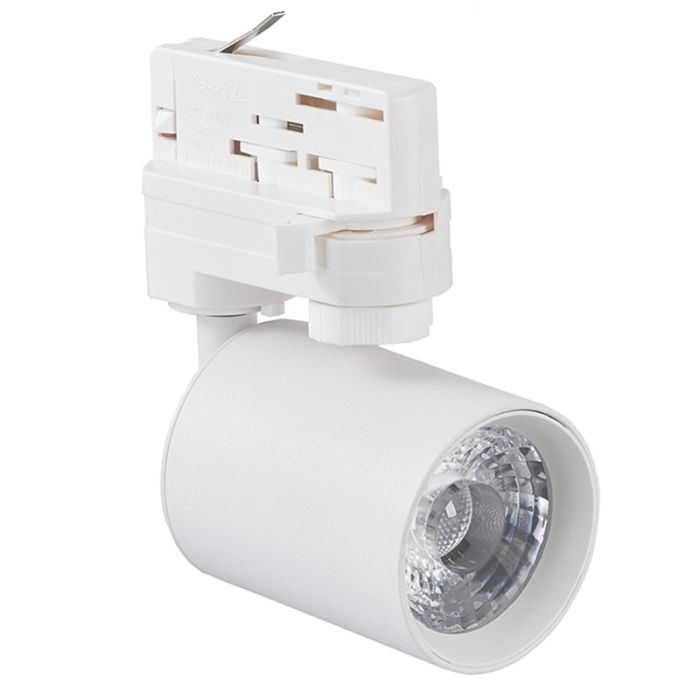 Witte 3-fase spot Jayla, 10W, 4000K, Pro