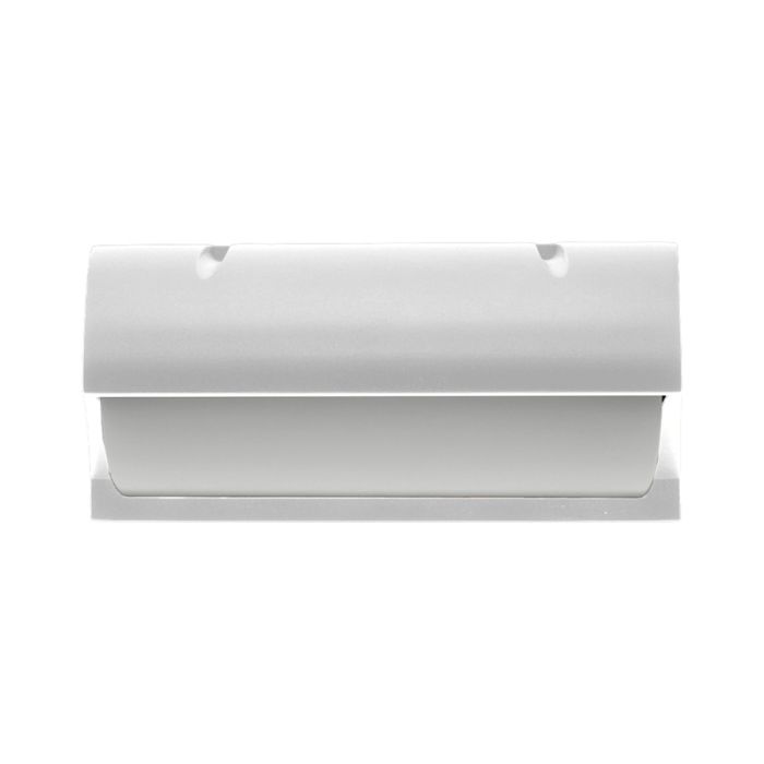 Witte buitenlamp aluminium, Rajko, 12W, 3000K LED, IP54