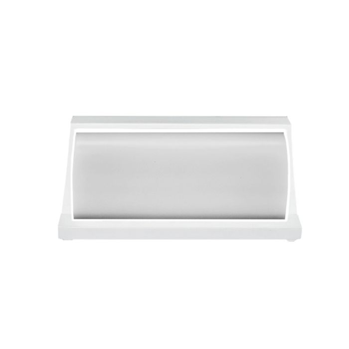 Witte buitenlamp aluminium, Rajko, 12W, 3000K LED, IP54