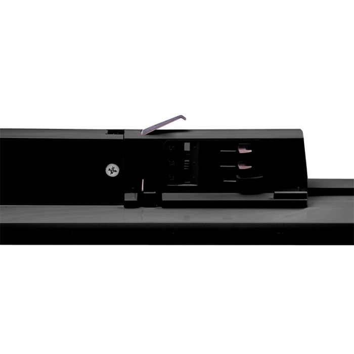Zwart 3-fase railarmatuur Tora, 35W, white switch, 150 cm, Pro