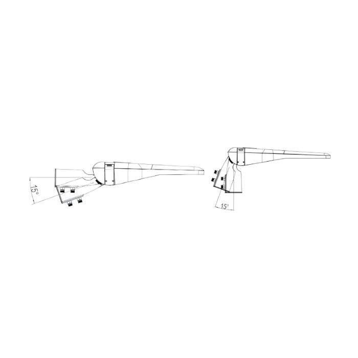 LED straatverlichting Vienna, 100 Watt, 4000K wit, 2 jaar garantie