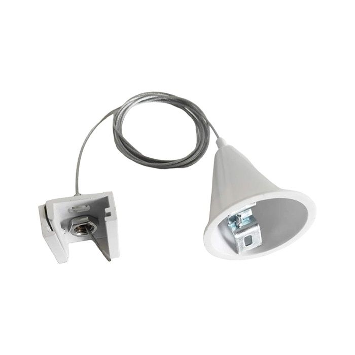 Pendelset voor 3-fase railverlichting, 3 meter, wit, Pro