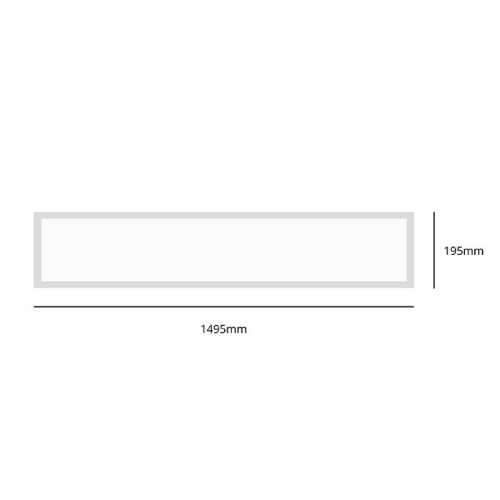 LED paneel 20x150 - 32W - 3000K/4000K/6000K - UGR<17 - back-lit