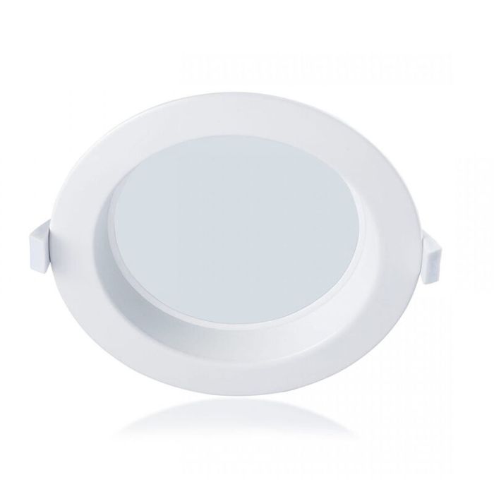 Witte downlight aluminium, Otmar, 18W, white switch LED, IP22
