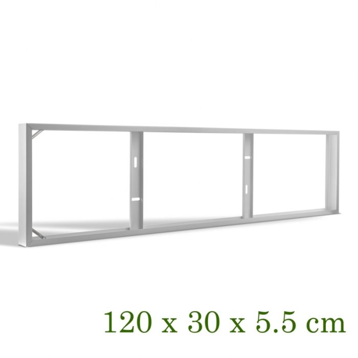 Opbouwframe voor 30x120 cm LED panelen