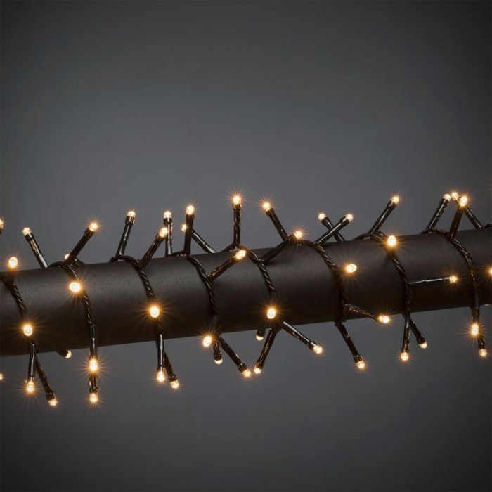 18m LED kerstverlichting buiten, 240 warm witte lampjes