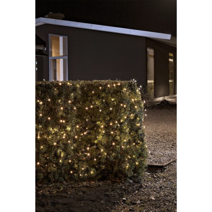 18m LED kerstverlichting buiten, 240 warm witte lampjes