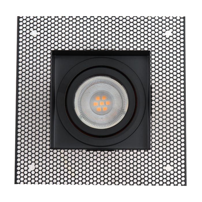 Aluminium trimless inbouwspot zwart, Royce