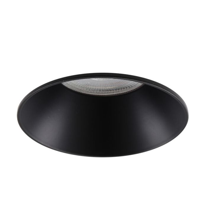 Aluminium trimless inbouwspot zwart, Sanaz