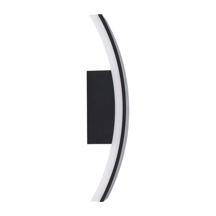 Antraciete buiten wandlamp Nayomi, aluminium, modern, IP54, 3000K