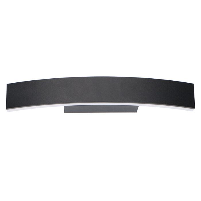 Antraciete buiten wandlamp Nayomi, aluminium, modern, IP54, 3000K