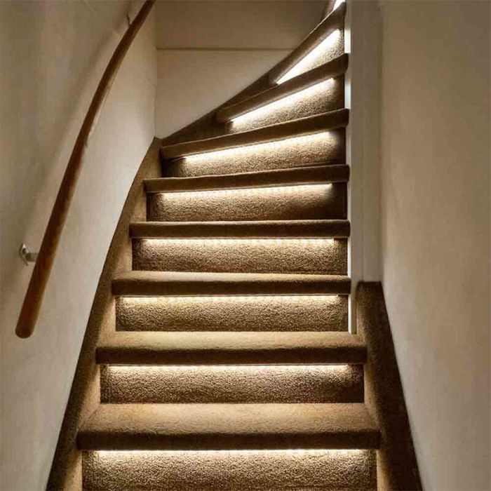 Dimbare trap LED strip set, 15 LED strips 2700K