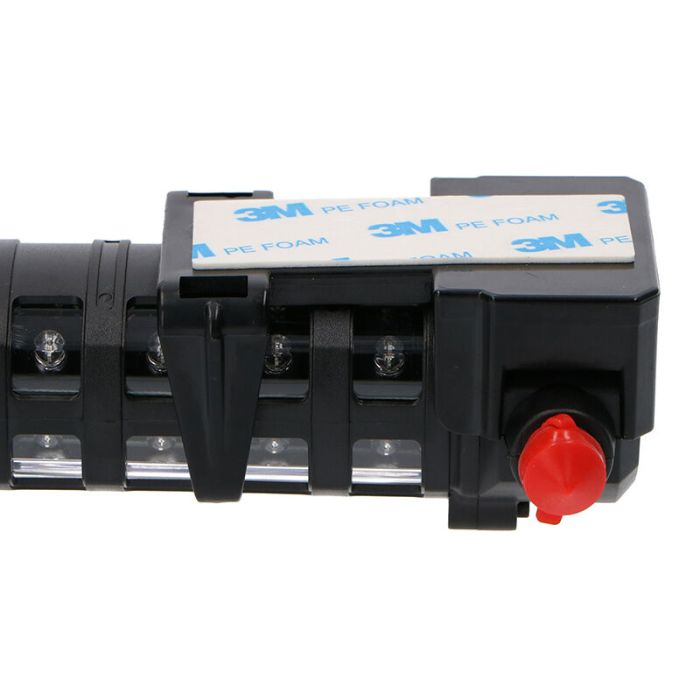 Zwarte looplamp Charley met veiligheidshamer, 3w, IP20, 6500K, op AA-batterijen