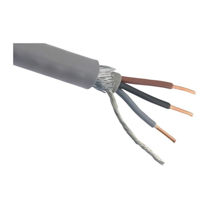 10 meter Grondkabel XMVK-AS 3 x 2.5 mm, Grijs