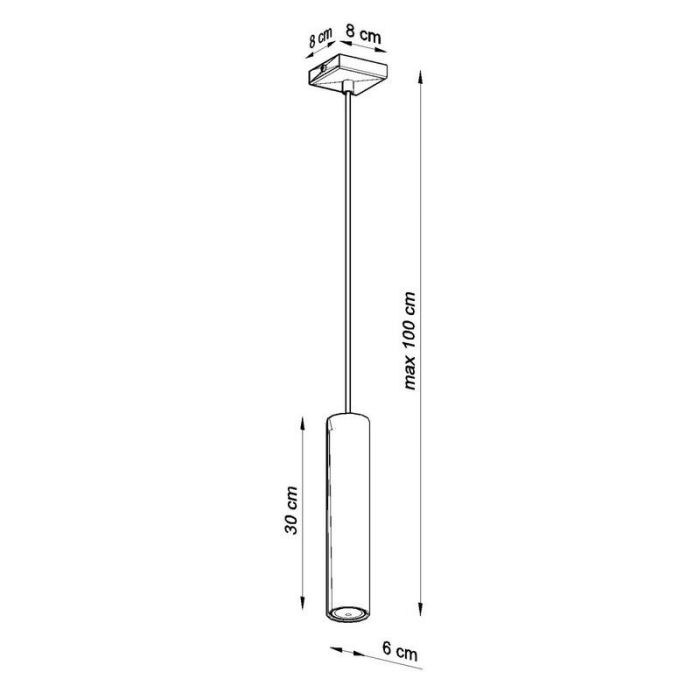 Witte hanglamp Harley, aluminium