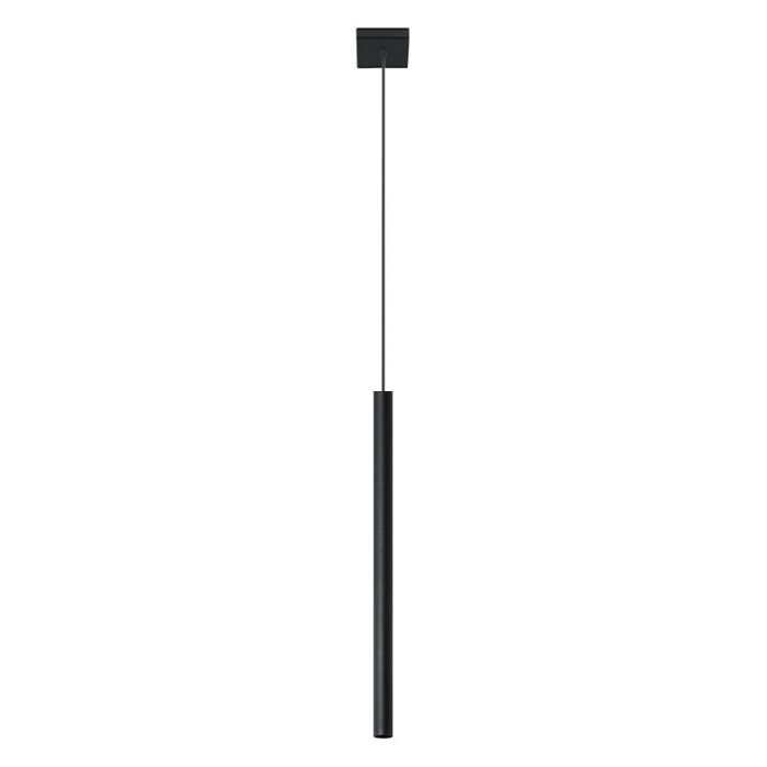 Moderne hanglamp Hillary, zwart, aluminium