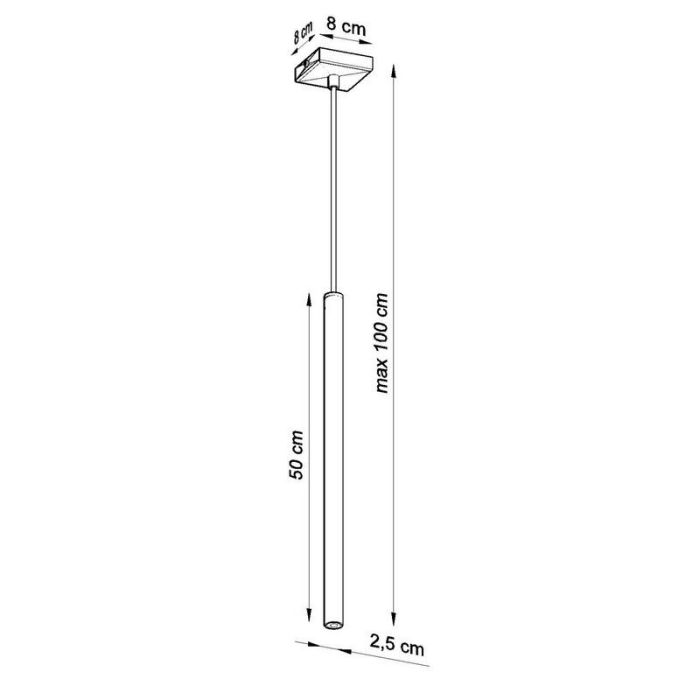 Moderne hanglamp Hillary, zwart, aluminium
