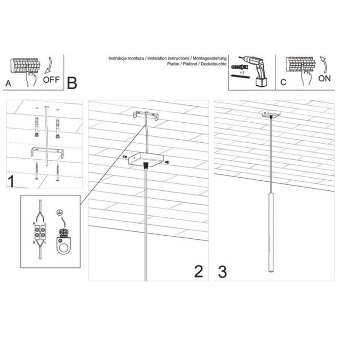 Moderne hanglamp Hillary, zwart, aluminium