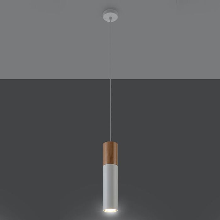 Witte hanglamp Francesca, aluminium
