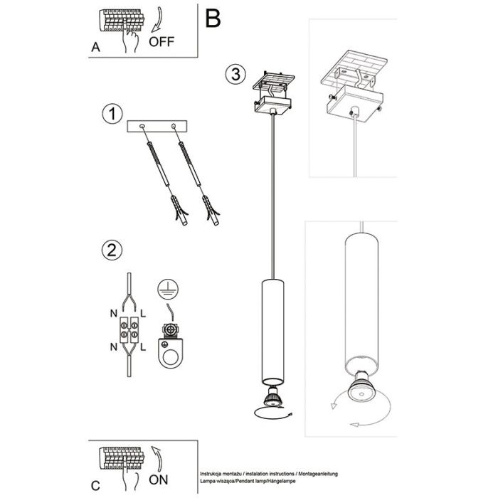 Houten hanglamp Francina