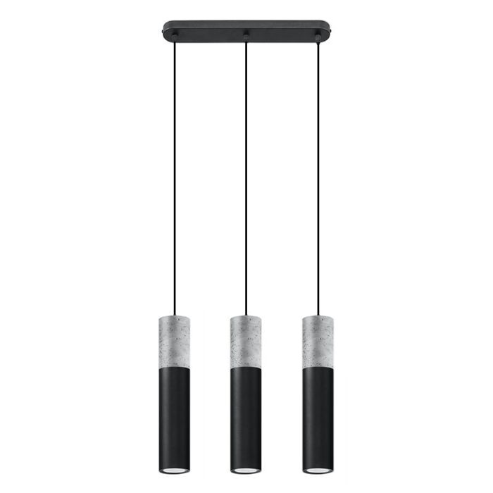 Betonnen hanglamp Fardou, grijs