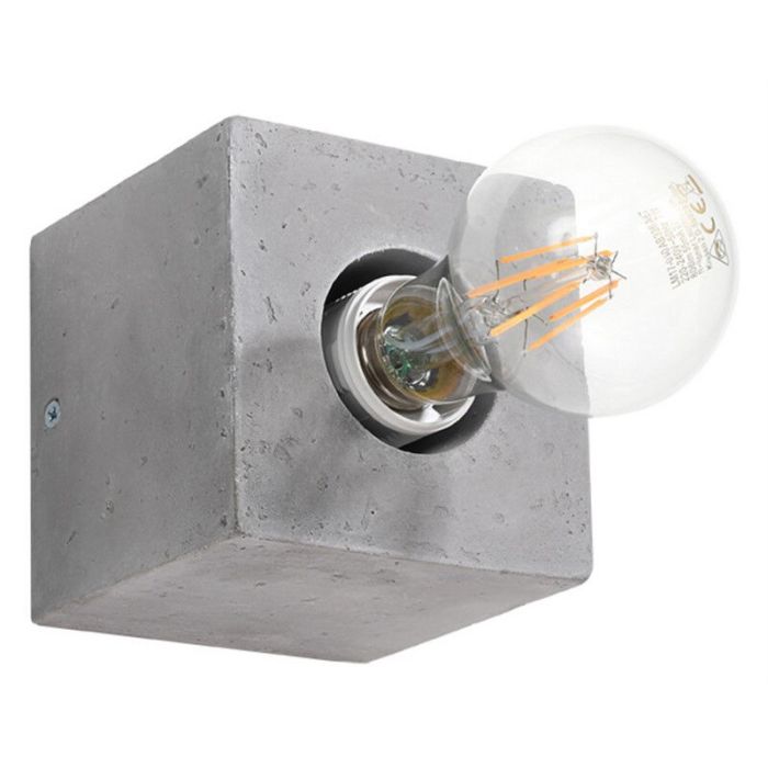 Betonnen wandlamp Anniko, grijs