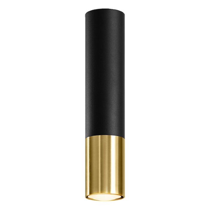 Moderne opbouwspot Hediye, goud, aluminium