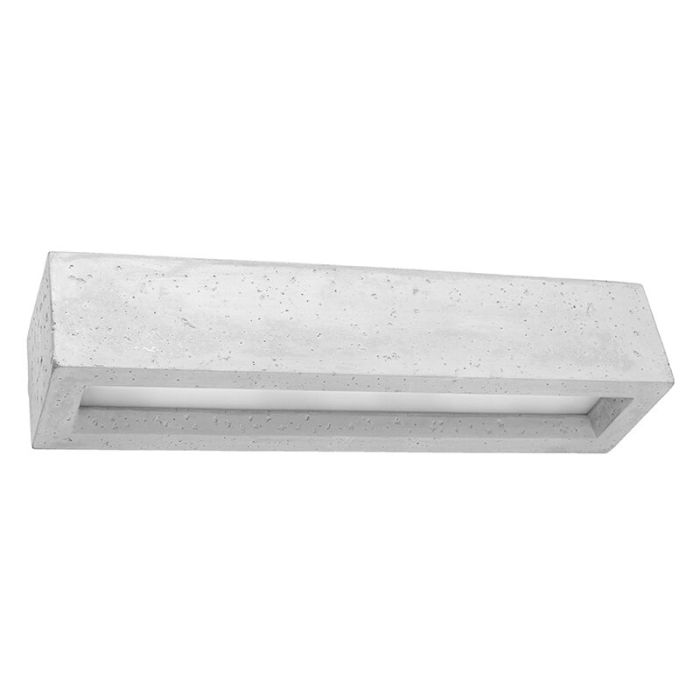 Betonnen up down wandlamp Emmaly, grijs