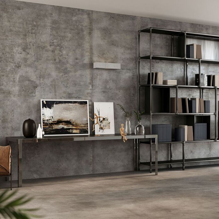 Betonnen up down wandlamp Emmaly, grijs