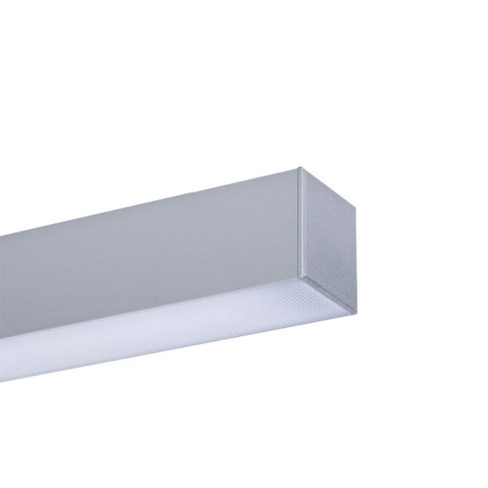 Moderne wandlamp Mascha, grijs, aluminium, 48w, 3000K