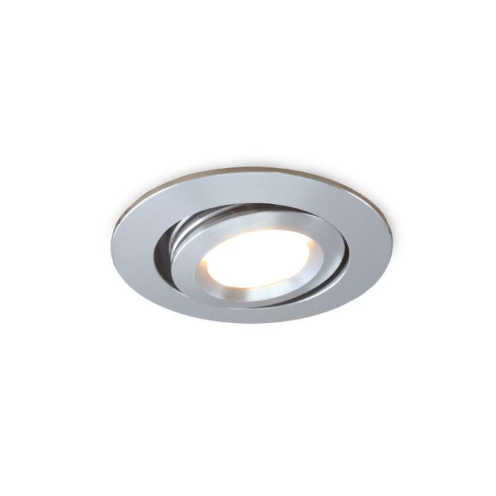 8 kantelbare veranda spots Rona, IP44, met aansluitset en afstandsbediening, geborsteld chroom