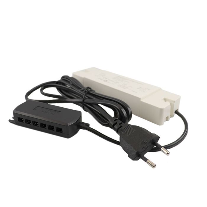 12 vierkante witte veranda inbouwspots Dico, IP65, incl. aansluitset en afstandbediening