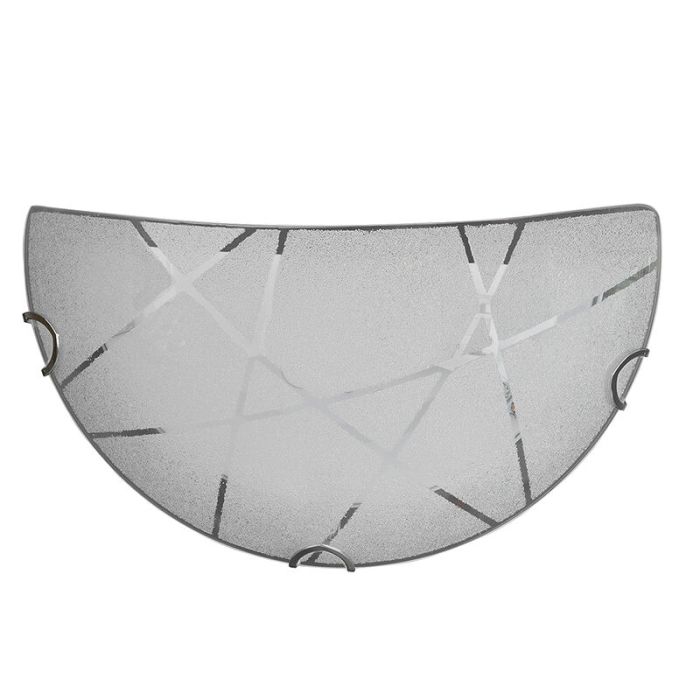 Witte wandlamp modern, Fortes