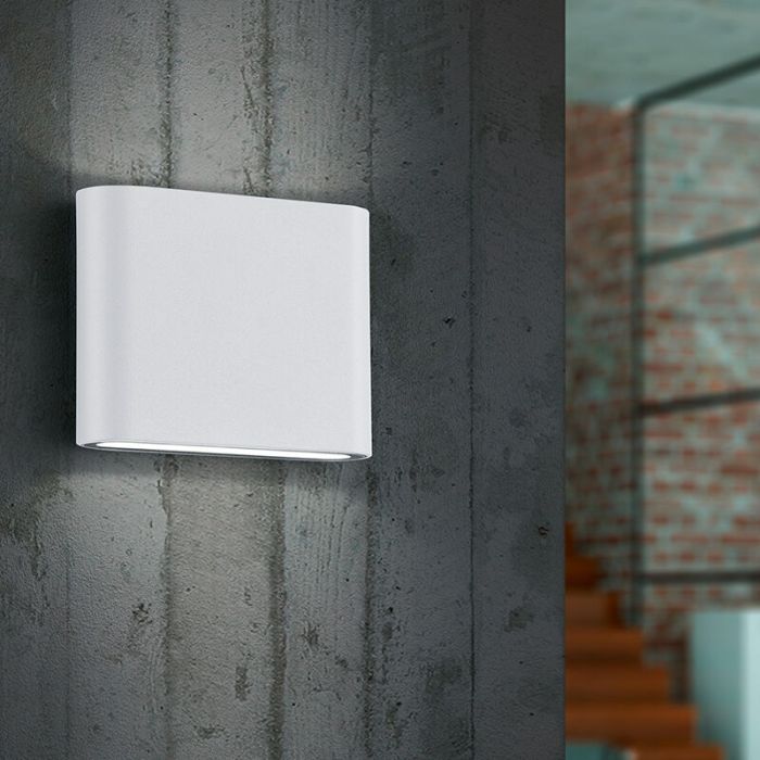Witte buitenlamp modern, Bridlington, 2,5W, 3000K LED, IP54